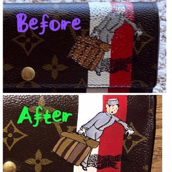 Authentic- Louis Vuitton Bellboy Groom Sarah monogram wallet limited edition (C) - Picture 6 of 13